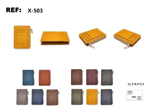 Leather purse  - Assorted colours 503