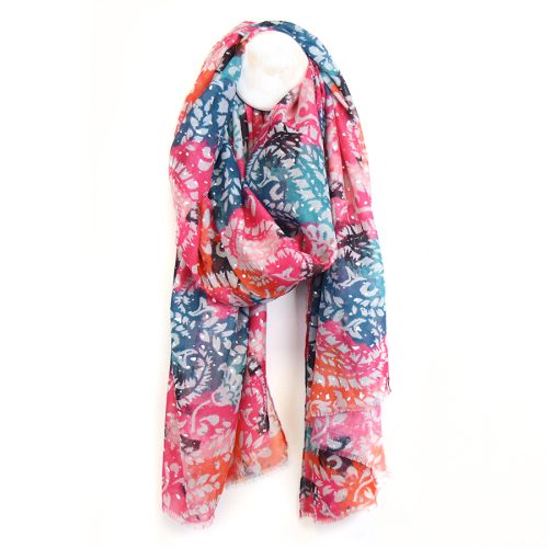 Paisley print scarf